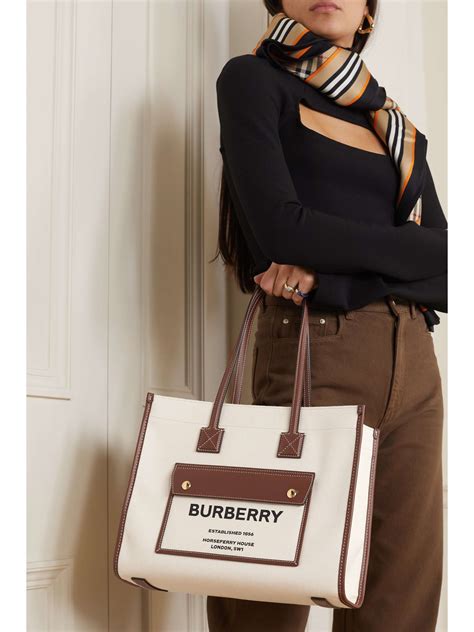 burberry canvas tote|burberry outlet tote bags.